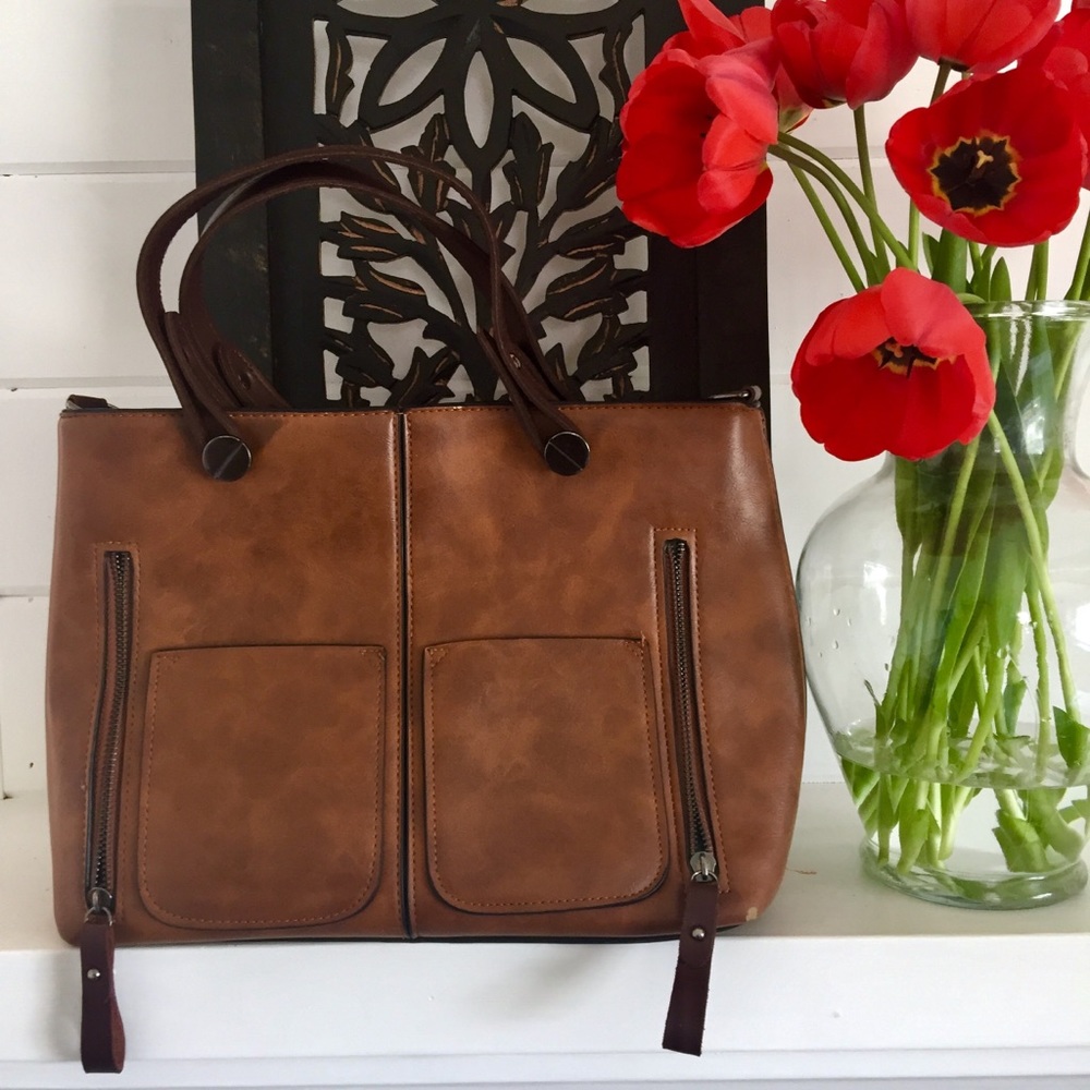 Ivy & Fig Vegan leather purse